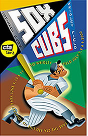 2000 CTA Red Line Crosstown Classic poster by Steve Musgrave